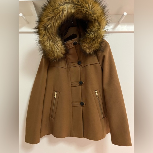 Faux fur lined Zara coat - Picture 3 of 5